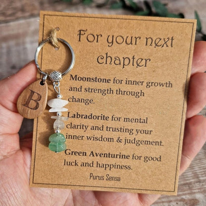 Personalised New Chapter Keyring