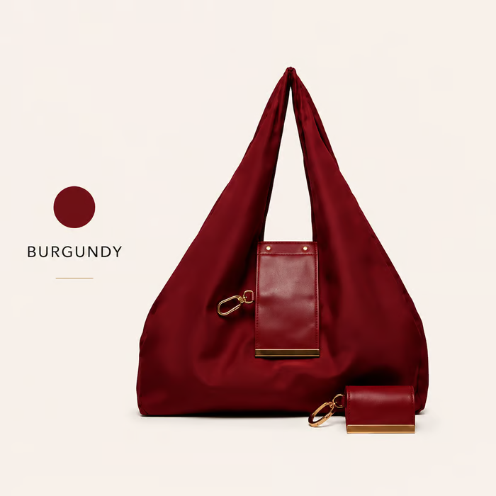 2-in-1 Charm-to-Tote Transformable Bag