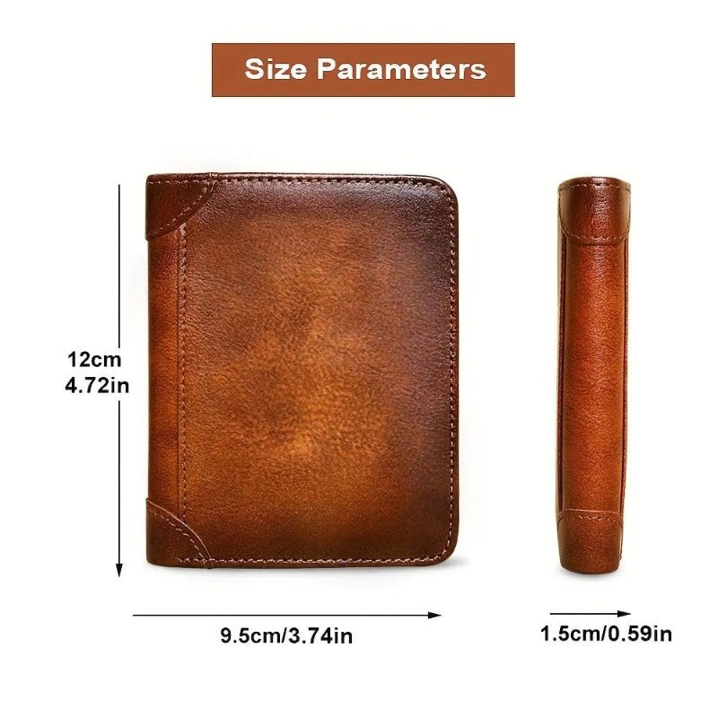 Ultra Slim RFID Leather Bifold