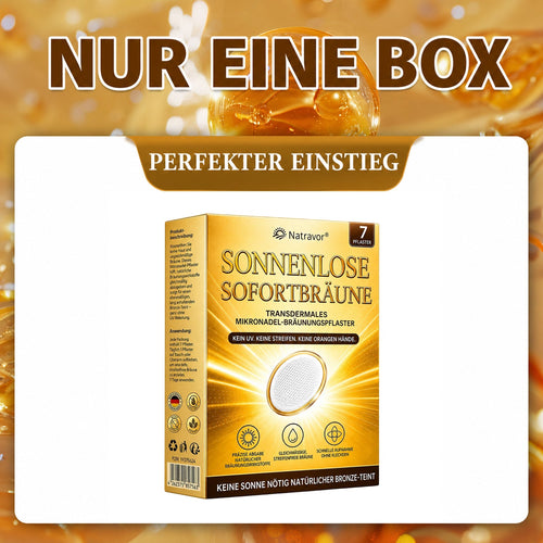⭐ 𝗡𝗮𝘁𝗿𝗮𝘃𝗼𝗿® Mikronadel-Bräunungspflaster: Natürlicher Bronze-Glow ohne UV & DHA