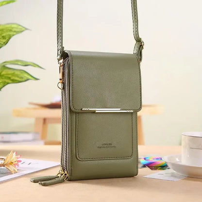 🔥2026 Trendy Minimalist Elegant Women's Touchscreen Crossbody Phone Wallet