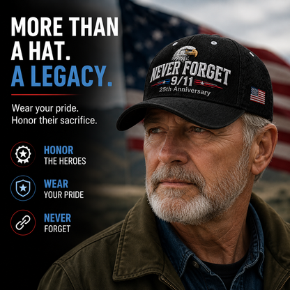 Never Forget 2001–2026 Honor Cap