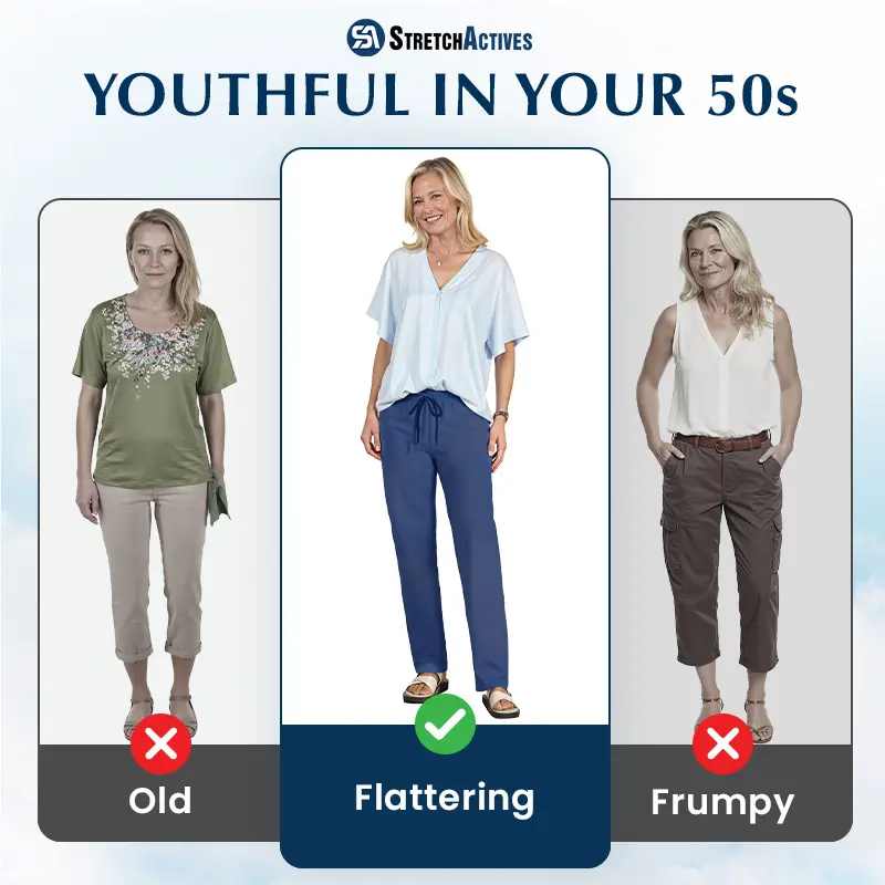 Women's Ultra Soft Stretch Perfect Drape Casual Pants