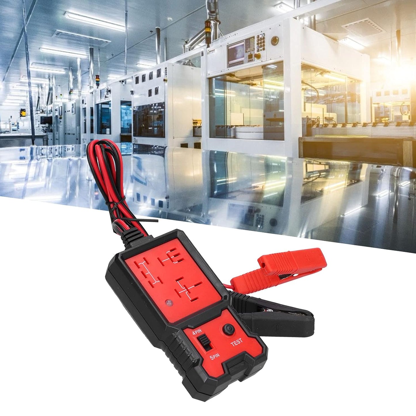 🔌 Automotive Relay Tester Tool, 12V/24V Car Relay Tester