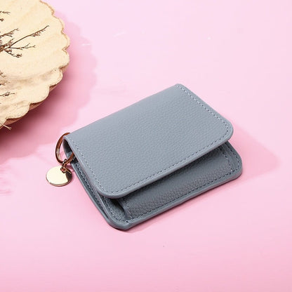 RFID Short Wallets for Women – Fashionable Card Holder with Key Ring & Coin Purse