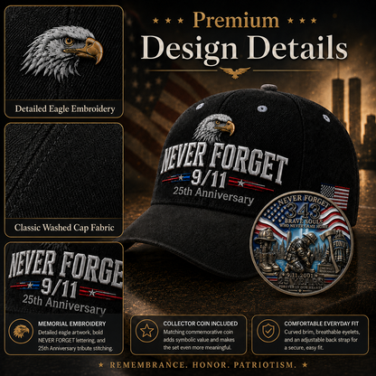 Never Forget 2001–2026 Honor Cap