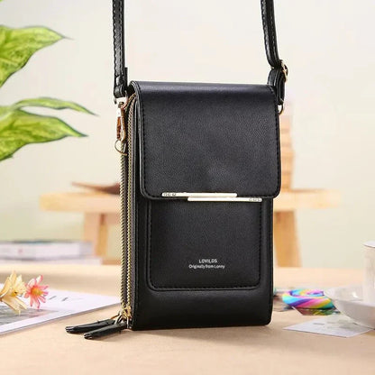 🔥2026 Trendy Minimalist Elegant Women's Touchscreen Crossbody Phone Wallet