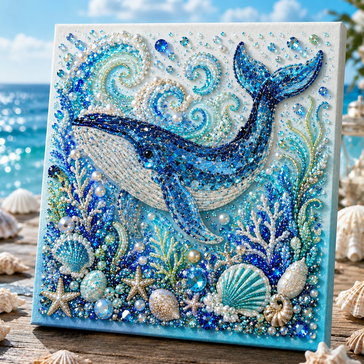 Ocean Theme Pearl Art DIY Kit