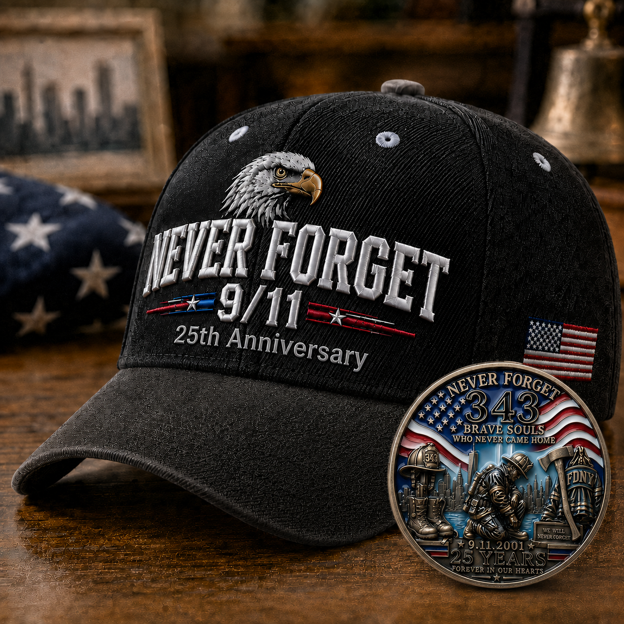 Never Forget 2001–2026 Honor Cap