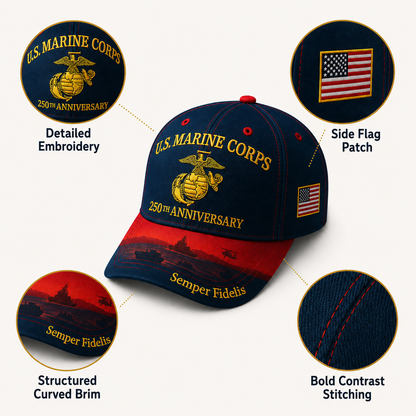250th Anniversary Commemorative Embroidered Cap