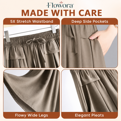 Flowora™ - Pull-On Capri Culottes for Women
