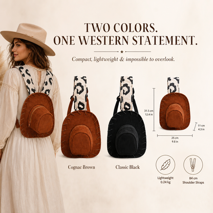 2026 Viral Cowboy Hat Backpack | Western Statement Bag