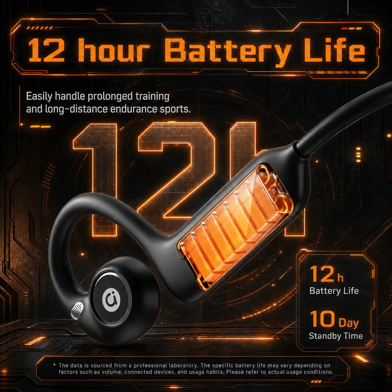 G206 On-Ear Wireless Bluetooth Headset - Audio Device with 8MP EIS Stabilized Camera, First-Person Perspective, Waterproof Headphones