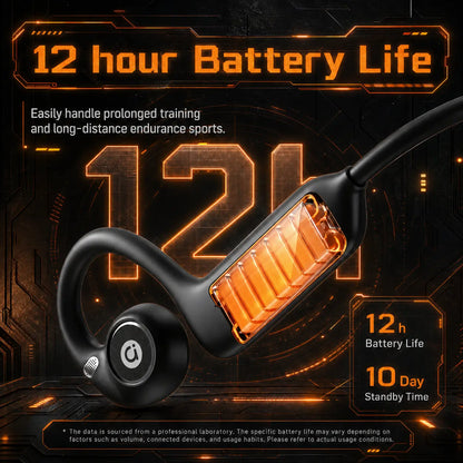 G206 On-Ear Wireless Bluetooth Headset - Audio Device with 8MP EIS Stabilized Camera, First-Person Perspective, Waterproof Headphones