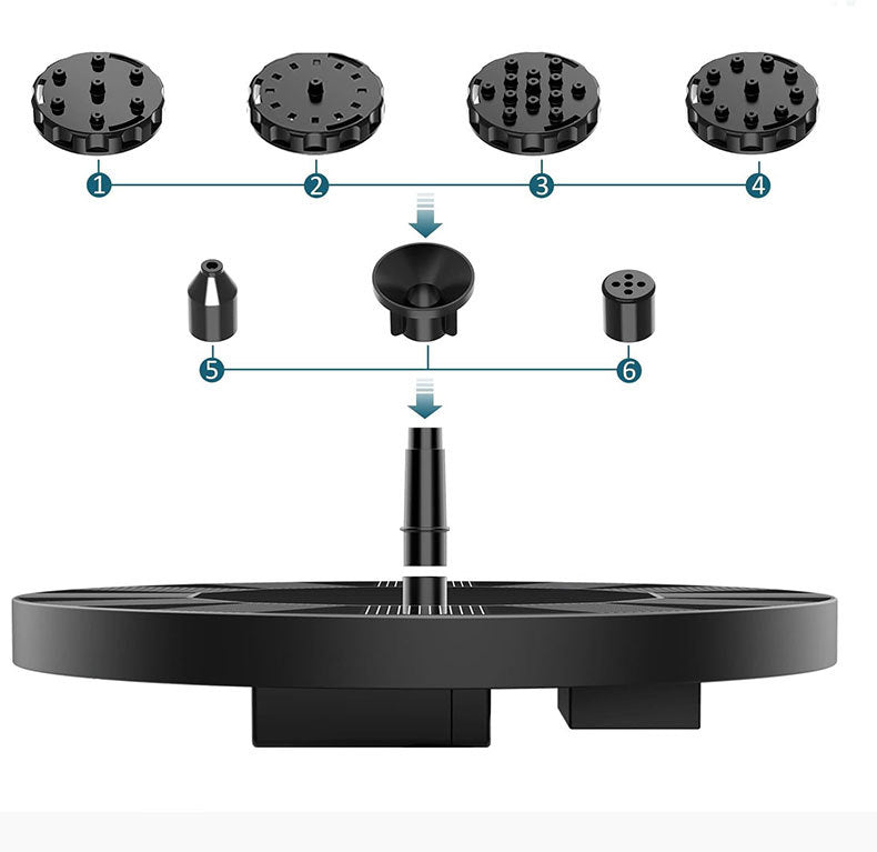 Solar-Powered LED Pool Fountain - Perfect Upgrade for Your Swimming Pool