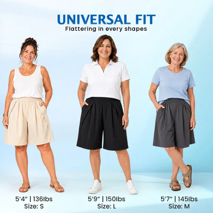 Women’s Ice Silk Stretch Bermuda Shorts