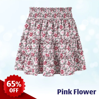 MiraSkort™ - High-Waisted Ruffle Skort with Hidden Shorts & Pockets