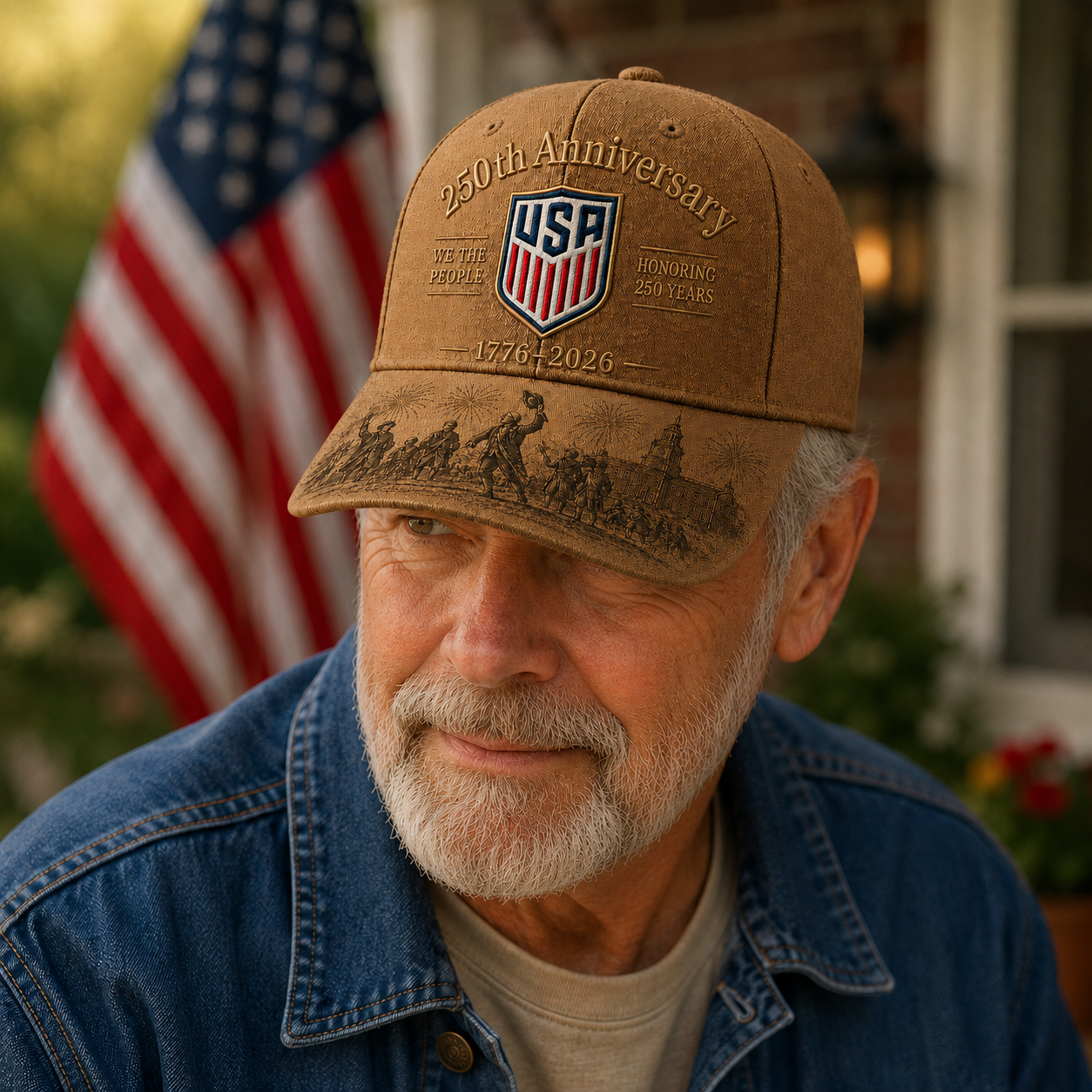 USA 250th  Commemorative Cap – 1776–2026 Limited Edition Patriotic Baseball Hat