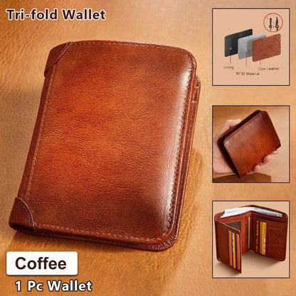 Ultra Slim RFID Leather Bifold