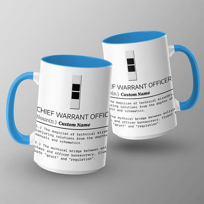 Chief Warrant Officer 2 Custom Name Mug