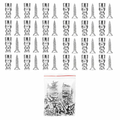 🔩 6×14mm Short Expansion Screw Set for Cabinet Hinge Repair & Stripped Thread Restoration