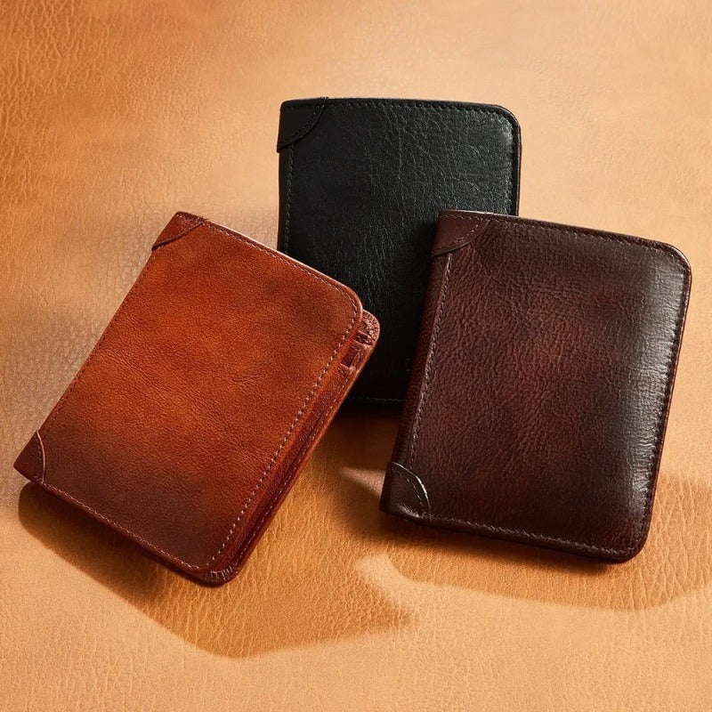 Ultra Slim RFID Leather Bifold