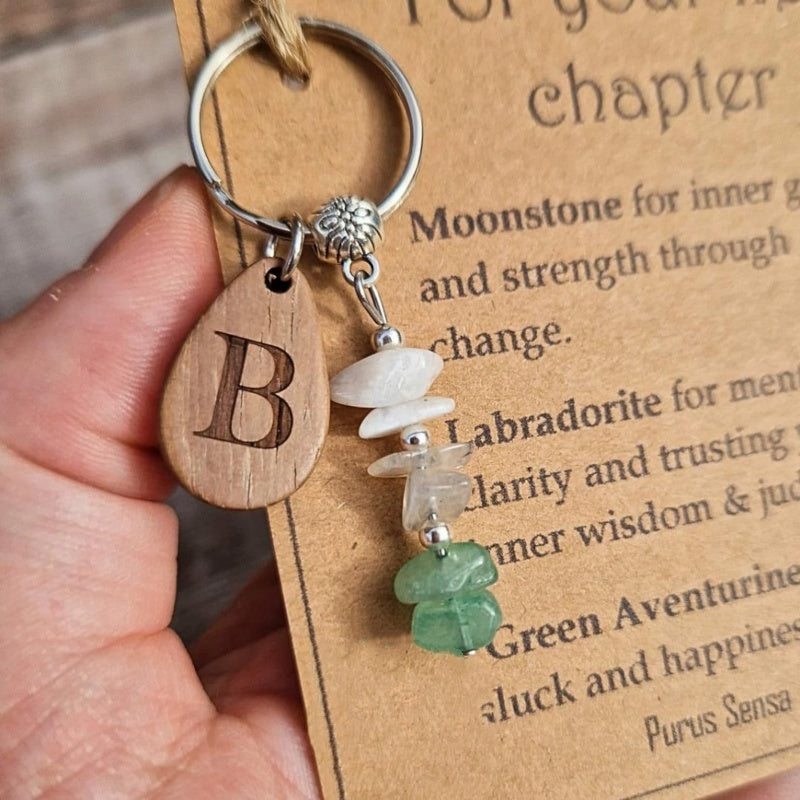Personalised New Chapter Keyring