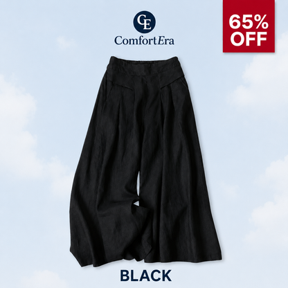 ComfortEra™ Flattering Soft Linen Palazzo Pants