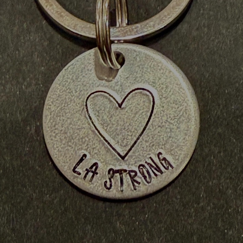 LA strong keychain