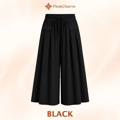 Temuvo - Pull-On Capri Culottes for Women