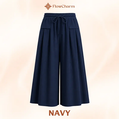 Temuvo - Pull-On Capri Culottes for Women