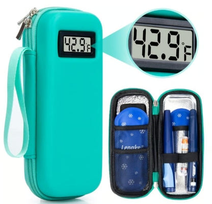 Insulin Cooler Travel Case with Temperature Display