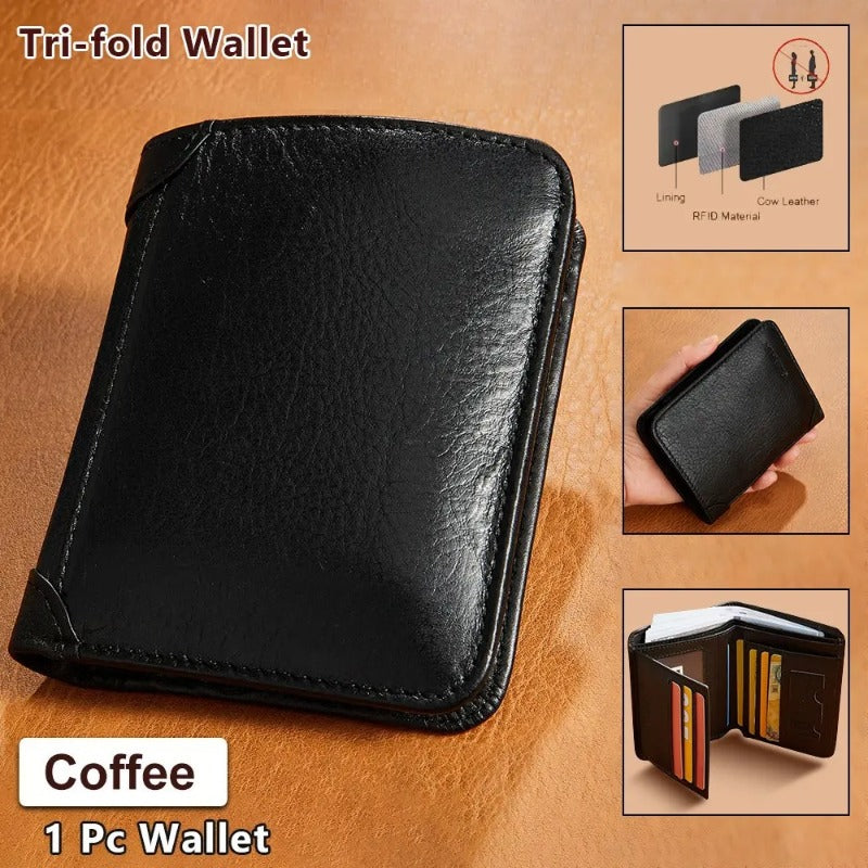 Ultra Slim RFID Leather Bifold