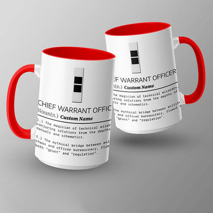 Chief Warrant Officer 2 Custom Name Mug