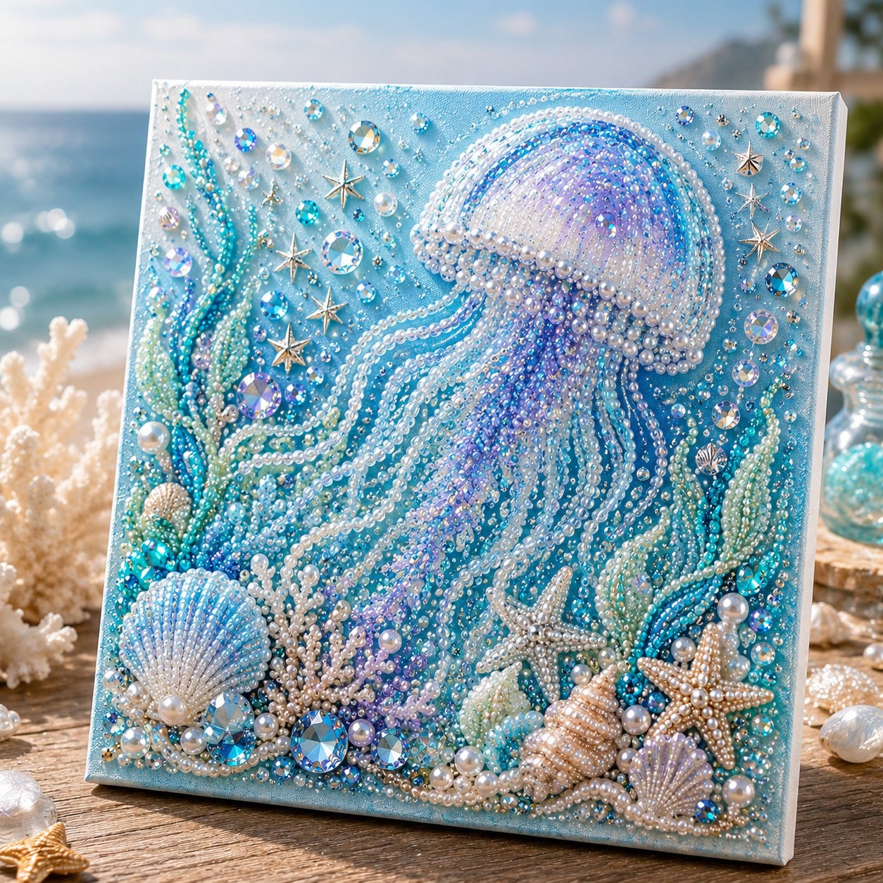 Ocean Theme Pearl Art DIY Kit