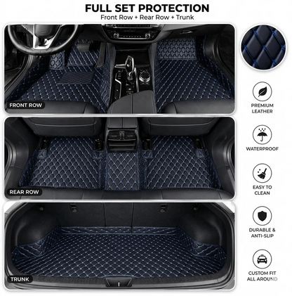 Elvile - Waterproof Non-slip Universal Fit Customized Floor Mats for Cars, SUVs, and Trucks