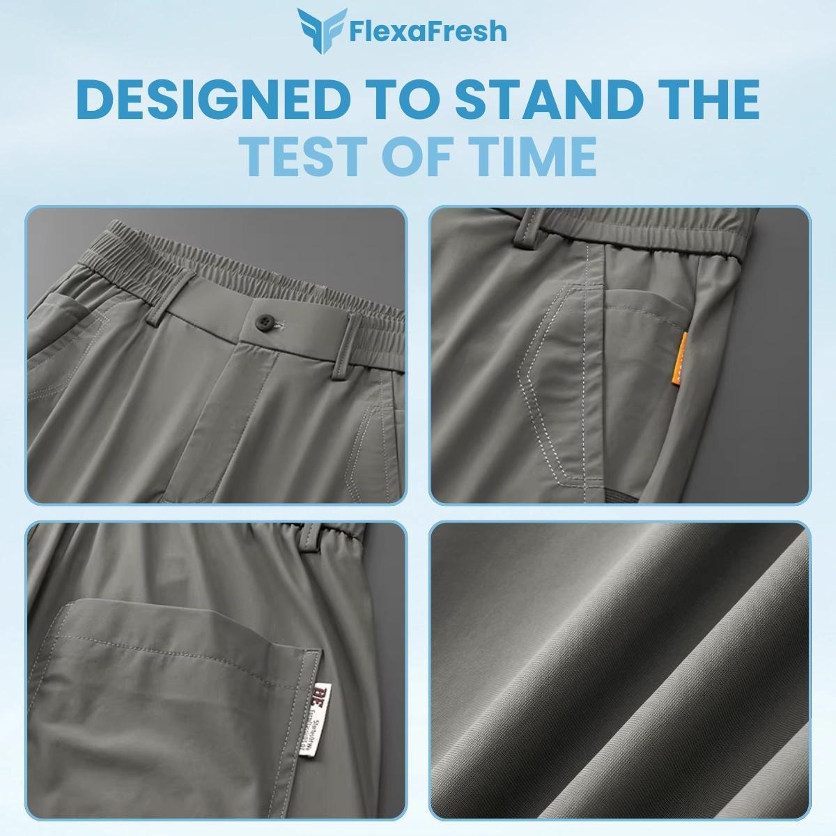FlexaFresh - Unisex's Ultra Stretch Ice Silk Comfort Casual Pants - FREE SHIPPING