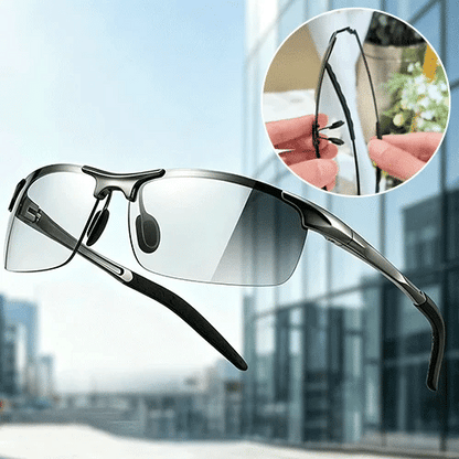 Photochromic Sunglasses with Anti-glare Polarized Lens