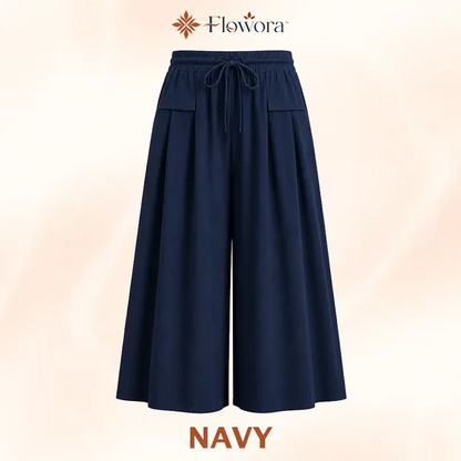 Flowora™ - Pull-On Capri Culottes for Women