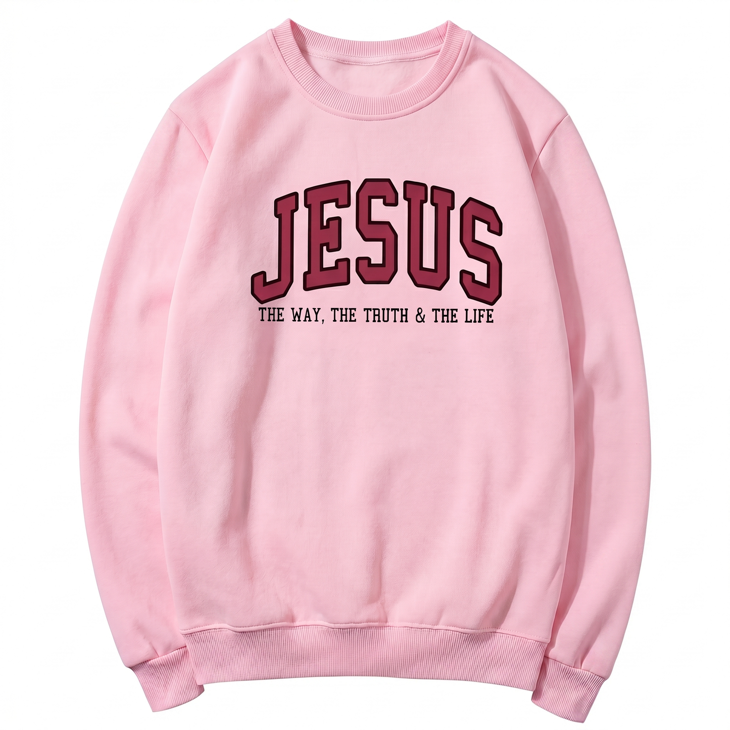 Jesus The Way The Truth and The Life Varsity Sweatshirt & T-shirt