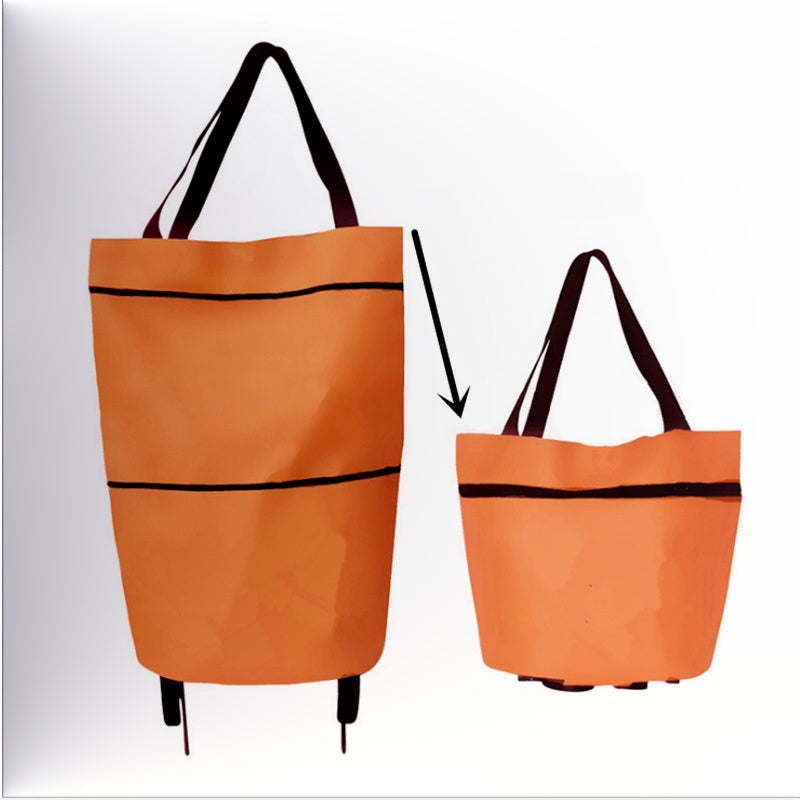 2-in-1 Foldable Shopping Cart