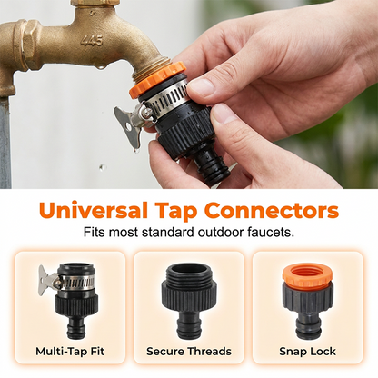 💦Household Car Wash Water Gun-Adjustable Spray, Anti-Slip Grip & Universal Connectors for Effortless Home & Vehicle Cleaning 🚗✨