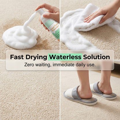Waterless Carpet Cleaning Foam – Instant stain lift, no wet mess. Advanced micro‑foam penetrates deep – just foam & wipe! 🏠💨