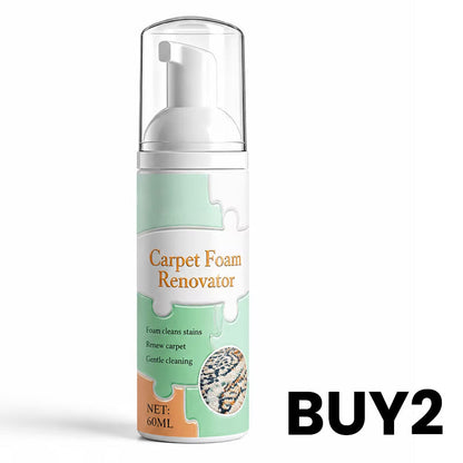 Waterless Carpet Cleaning Foam – Instant stain lift, no wet mess. Advanced micro‑foam penetrates deep – just foam & wipe! 🏠💨