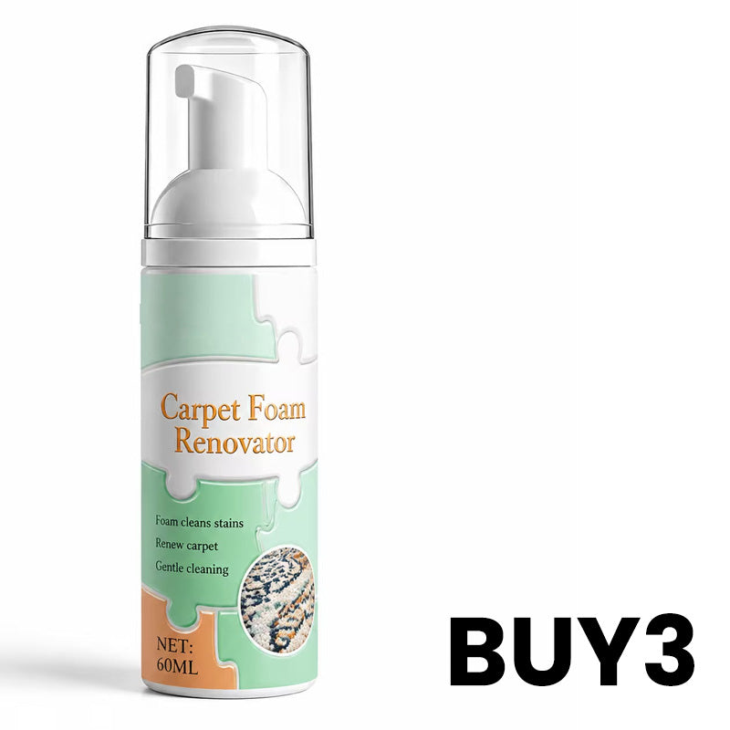 Waterless Carpet Cleaning Foam – Instant stain lift, no wet mess. Advanced micro‑foam penetrates deep – just foam & wipe! 🏠💨