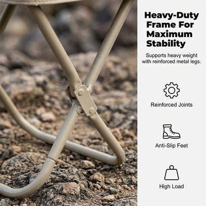 Portable Folding Stool with Handbag Design--No more sore legs