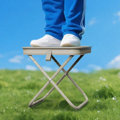 Portable Folding Stool with Handbag Design--No more sore legs