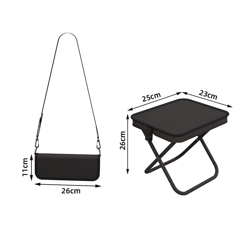 Portable Folding Stool with Handbag Design--No more sore legs
