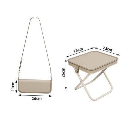 Portable Folding Stool with Handbag Design--No more sore legs