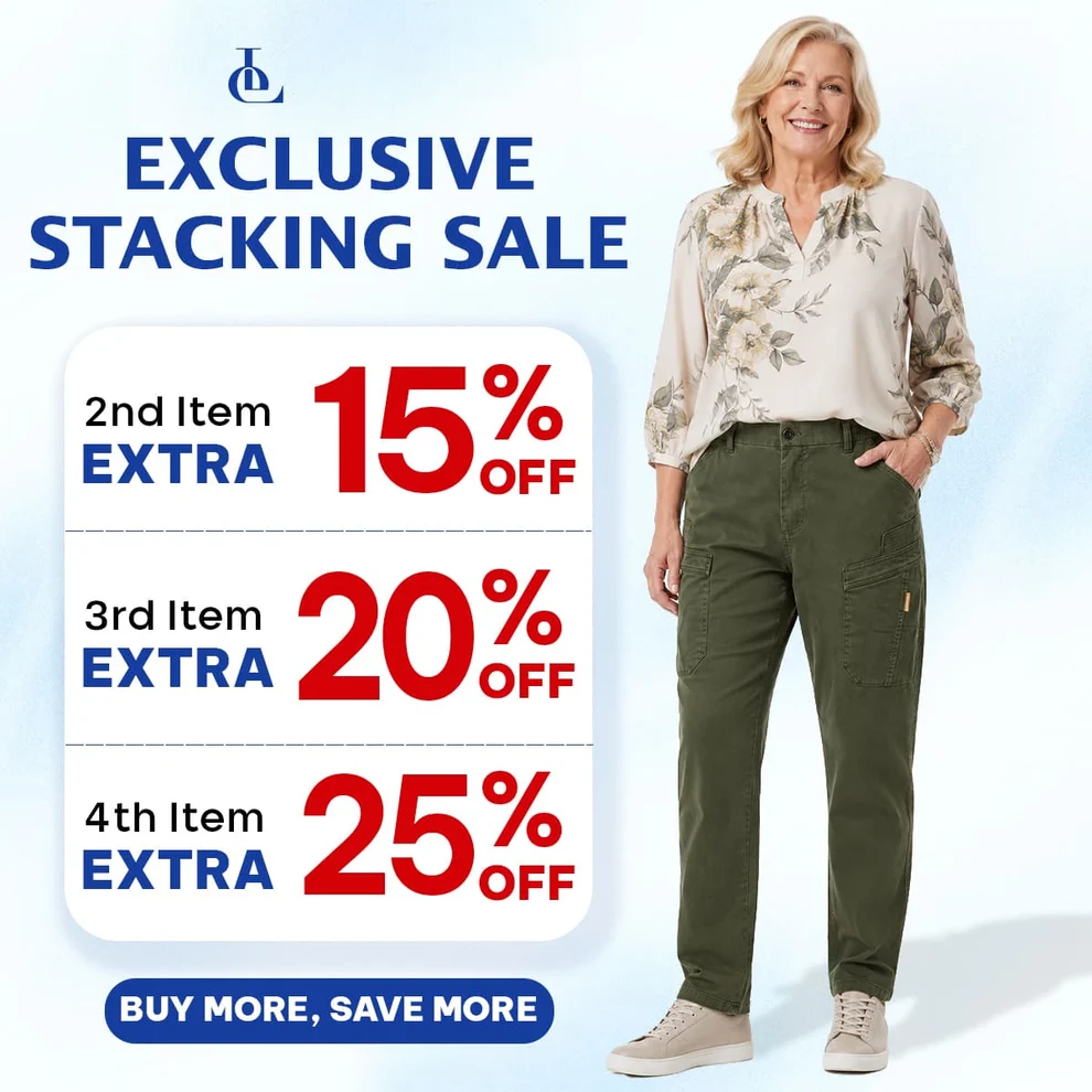 Women’s Stretch-Waist 6-Pocket Comfort Pants